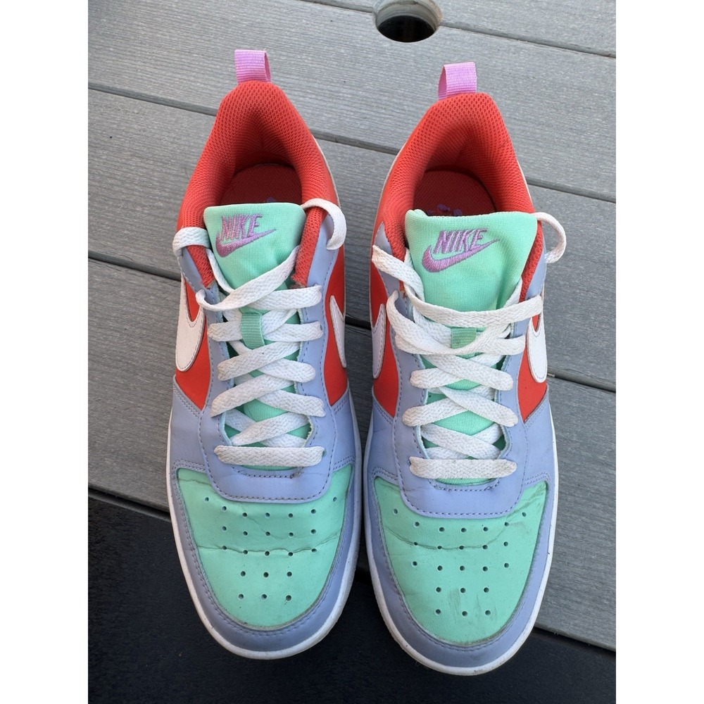 Nike Court Borough Low Recraft Kids Size 7Y Multicolor Sneakers DV5456-400